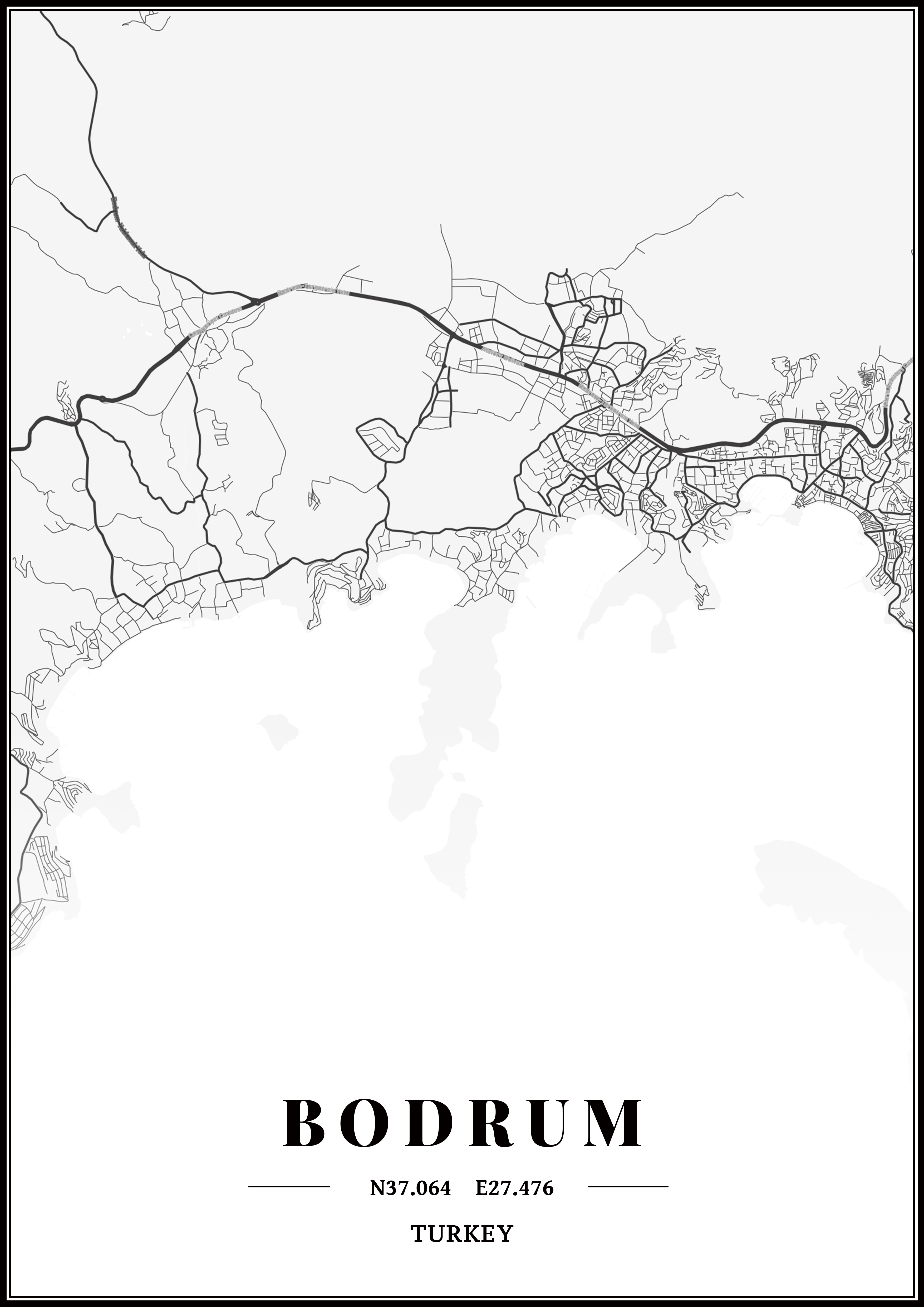 Bodrum Map
