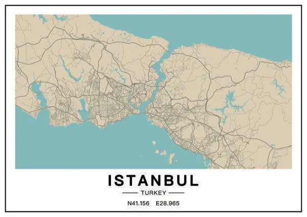 Istanbul City Map