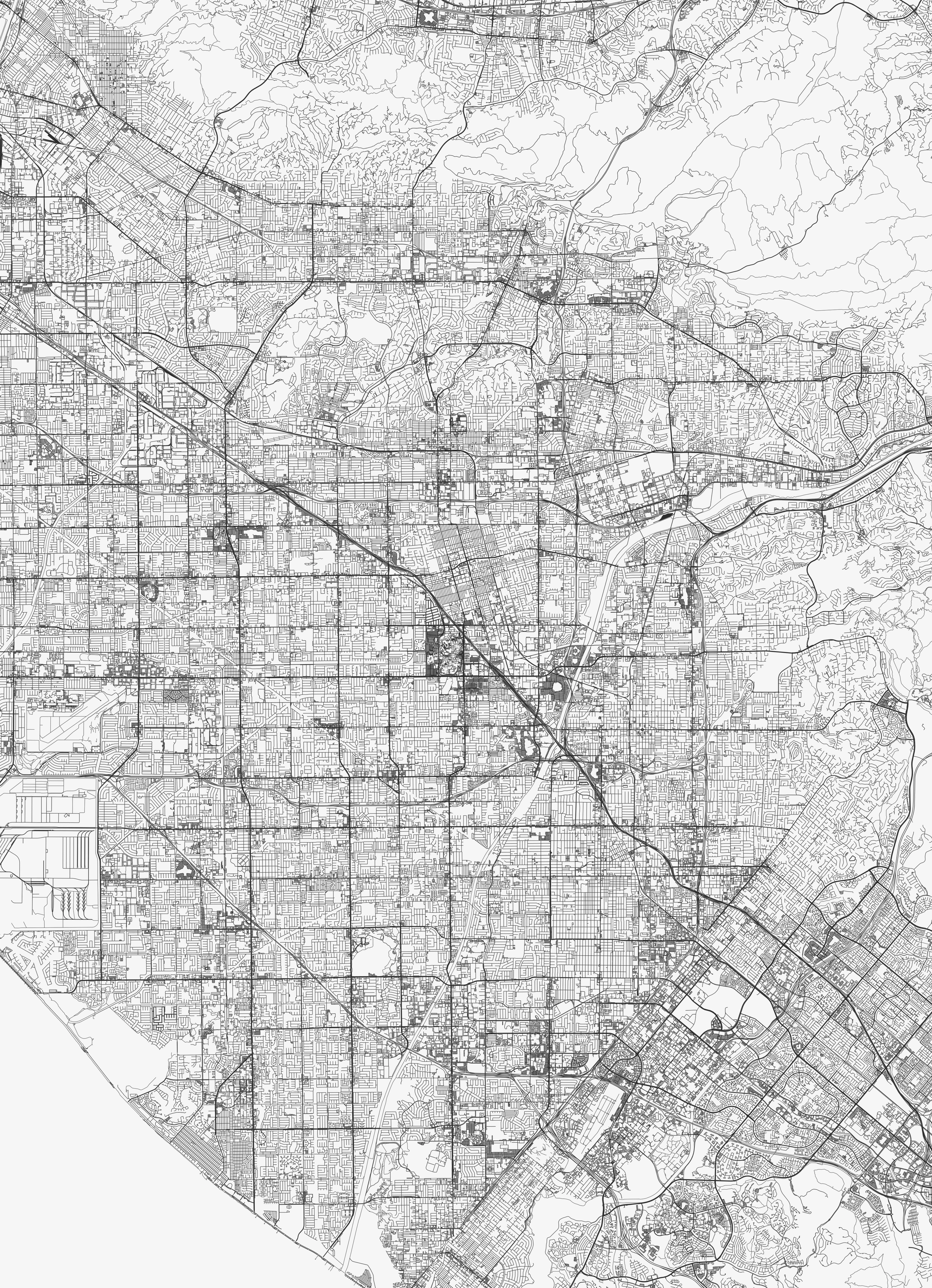 Anaheim City Map