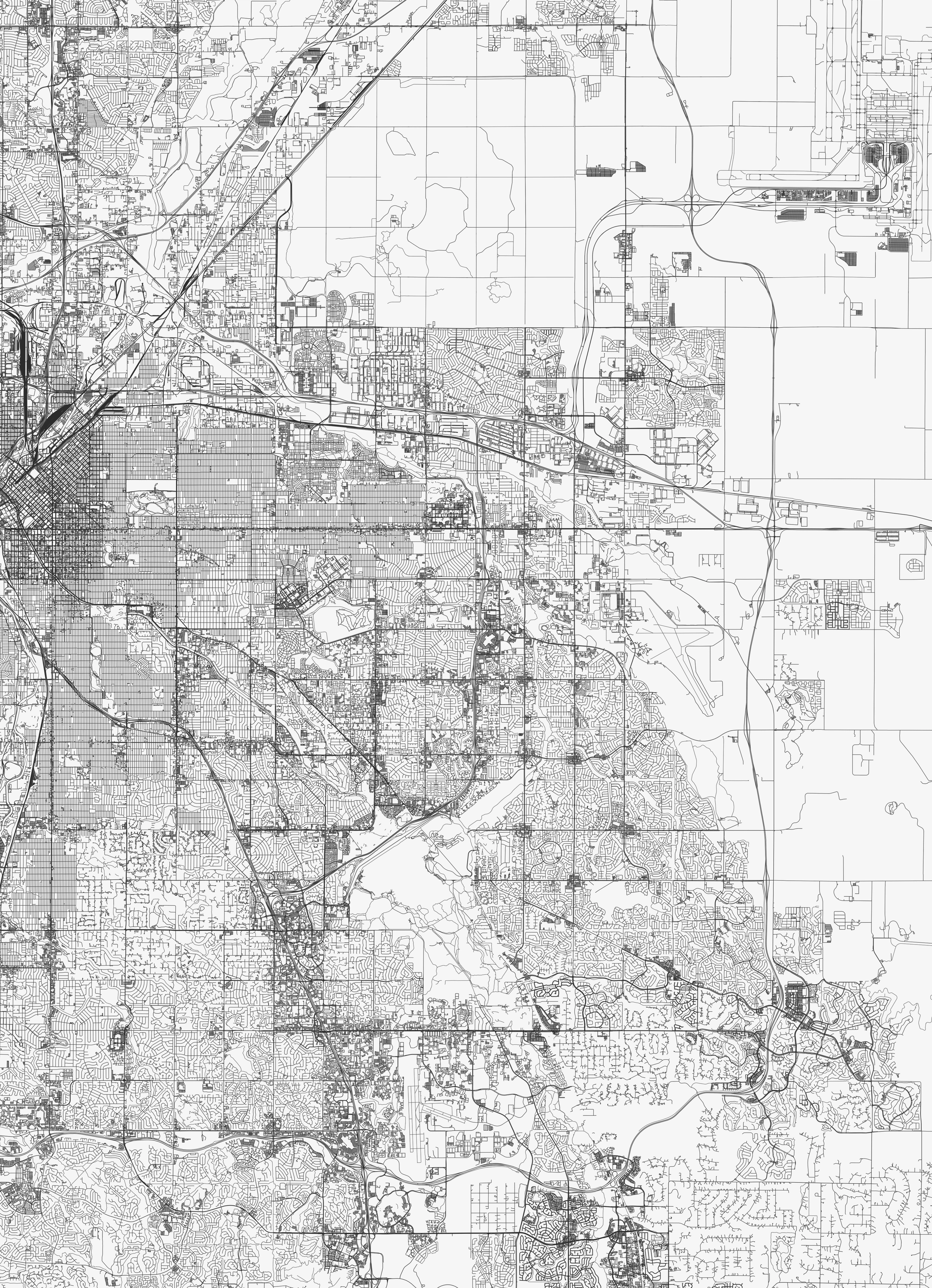 Aurora City Map