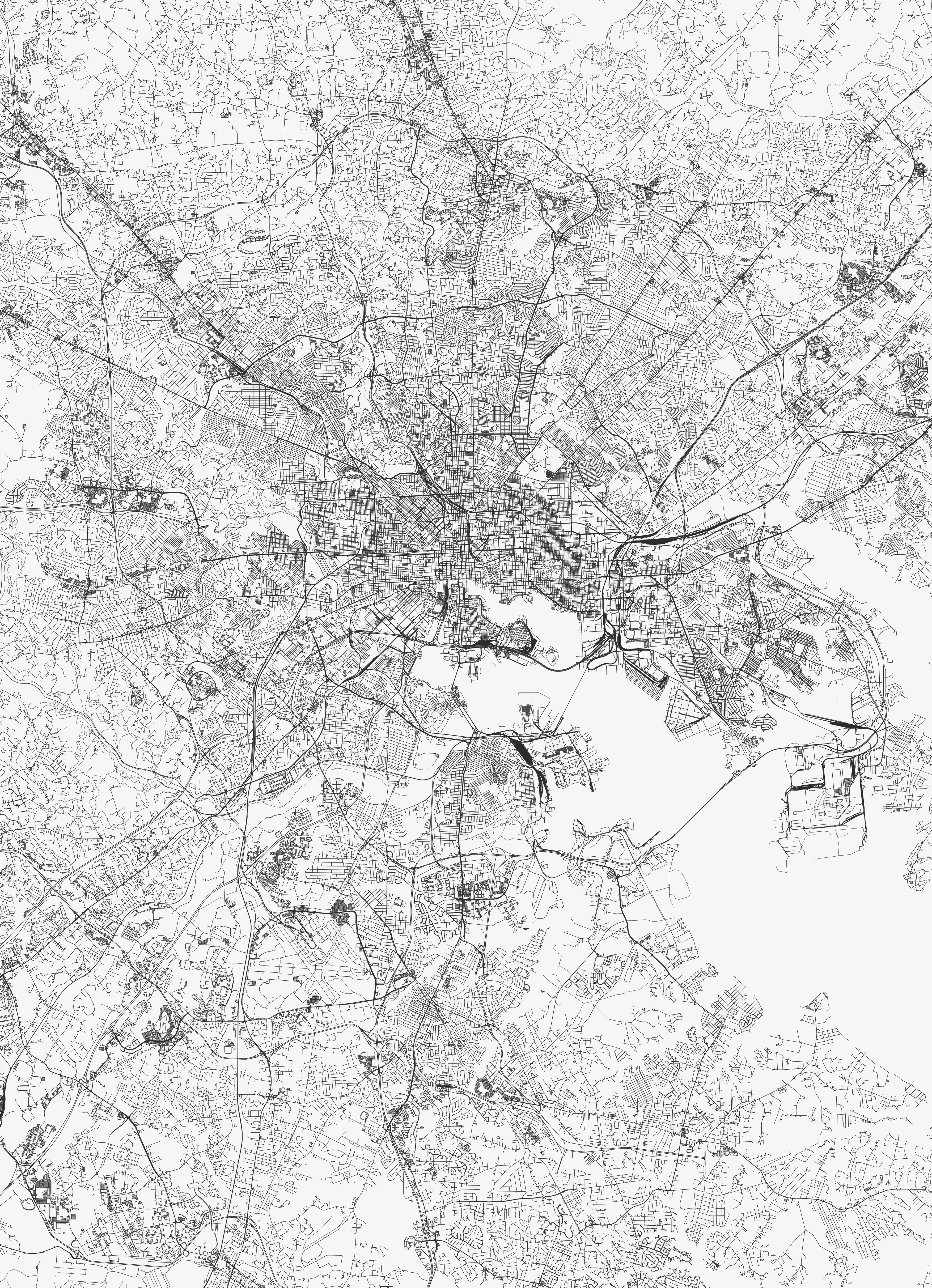 Baltimore City Map