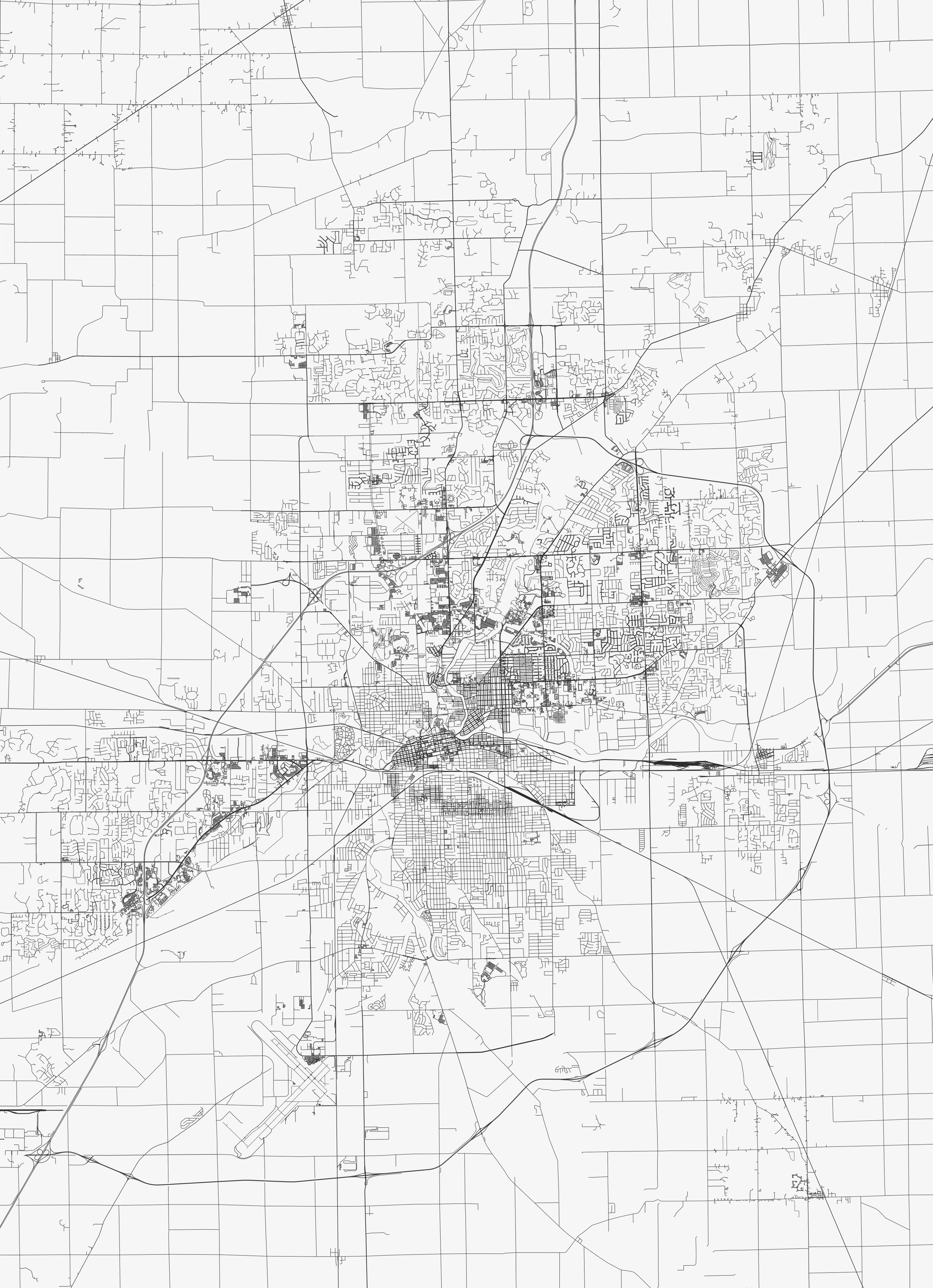 FortWayne City Map