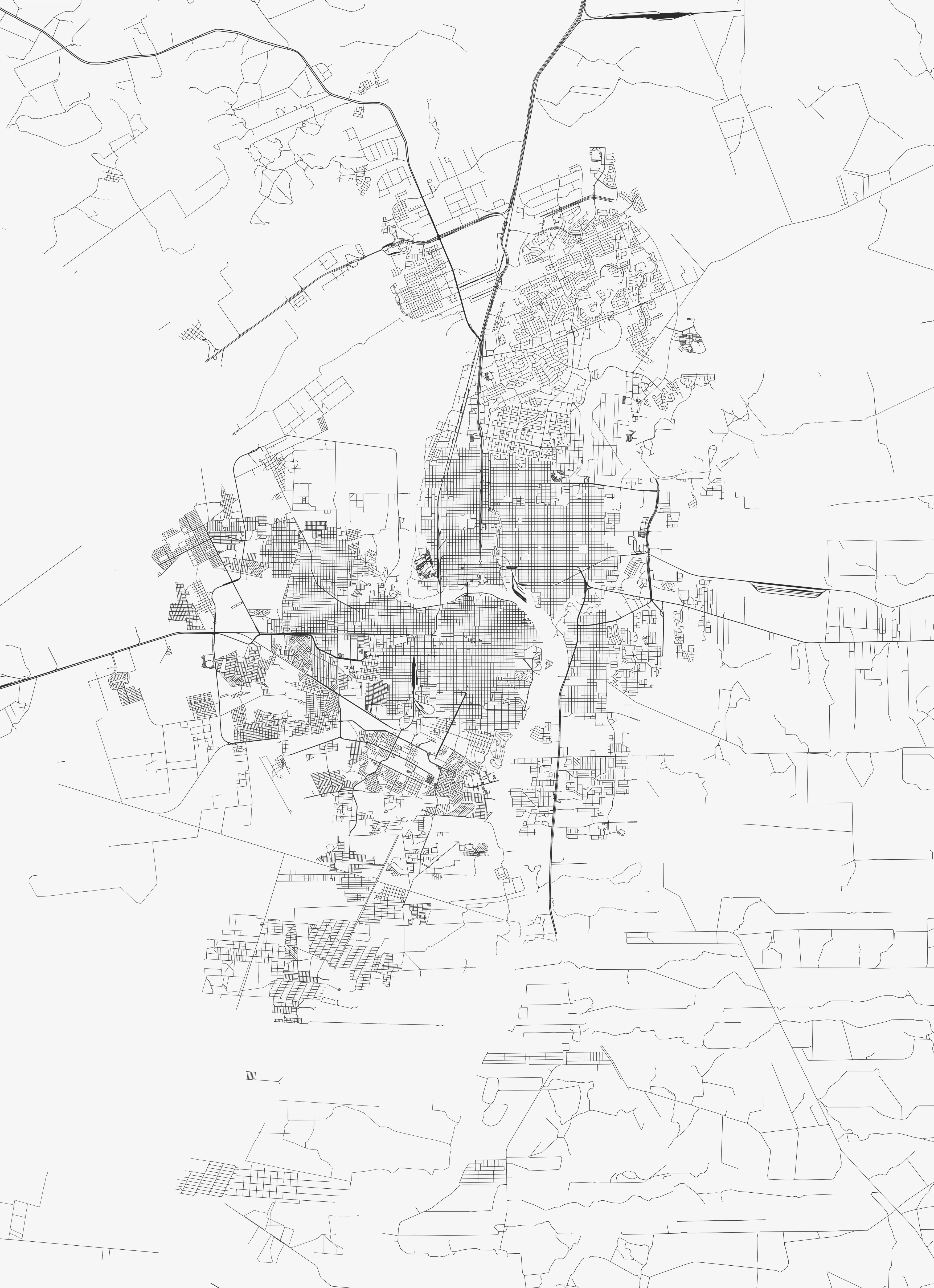 Laredo City Map