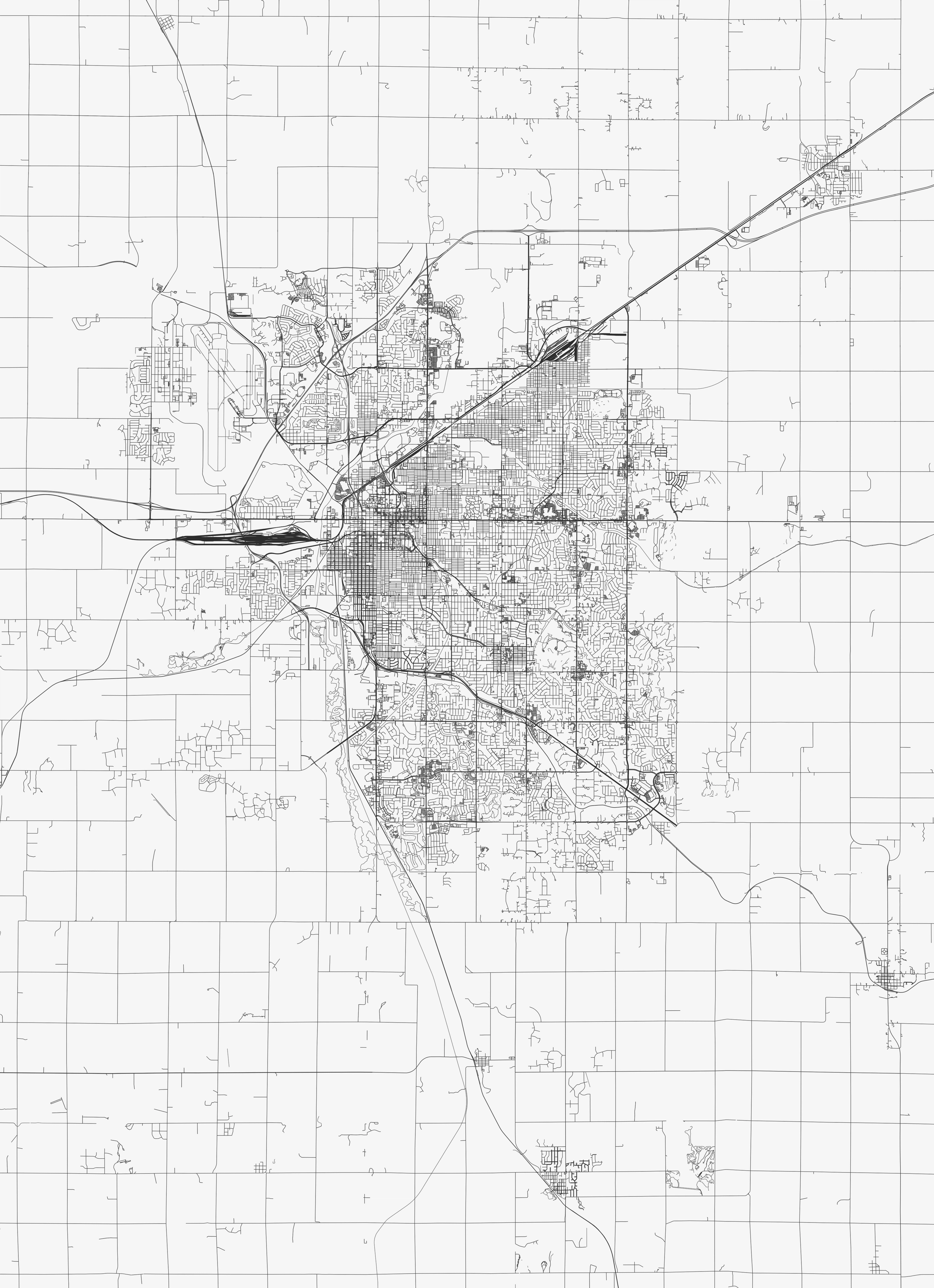 Lincoln City Map