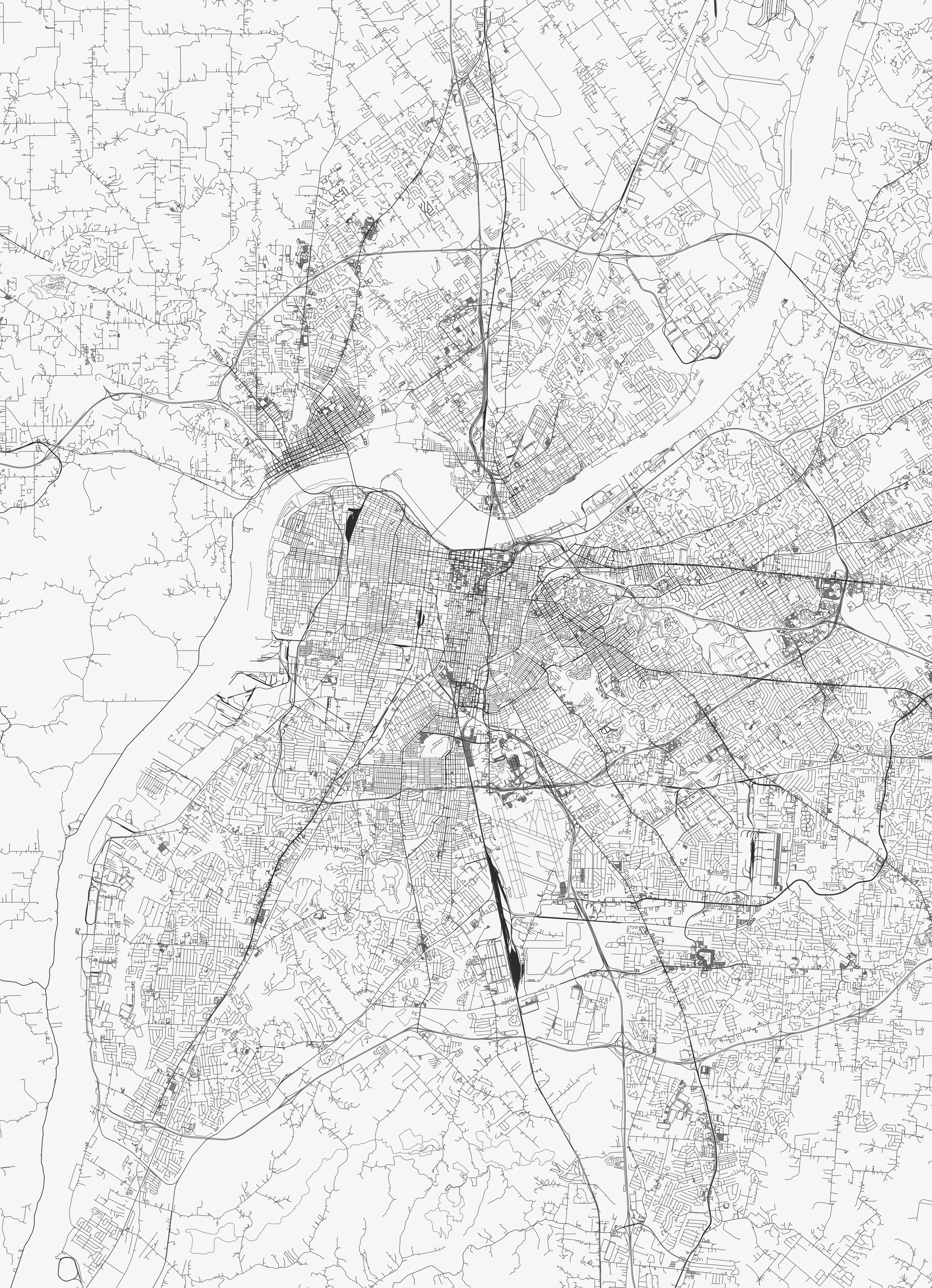 Louisville City Map