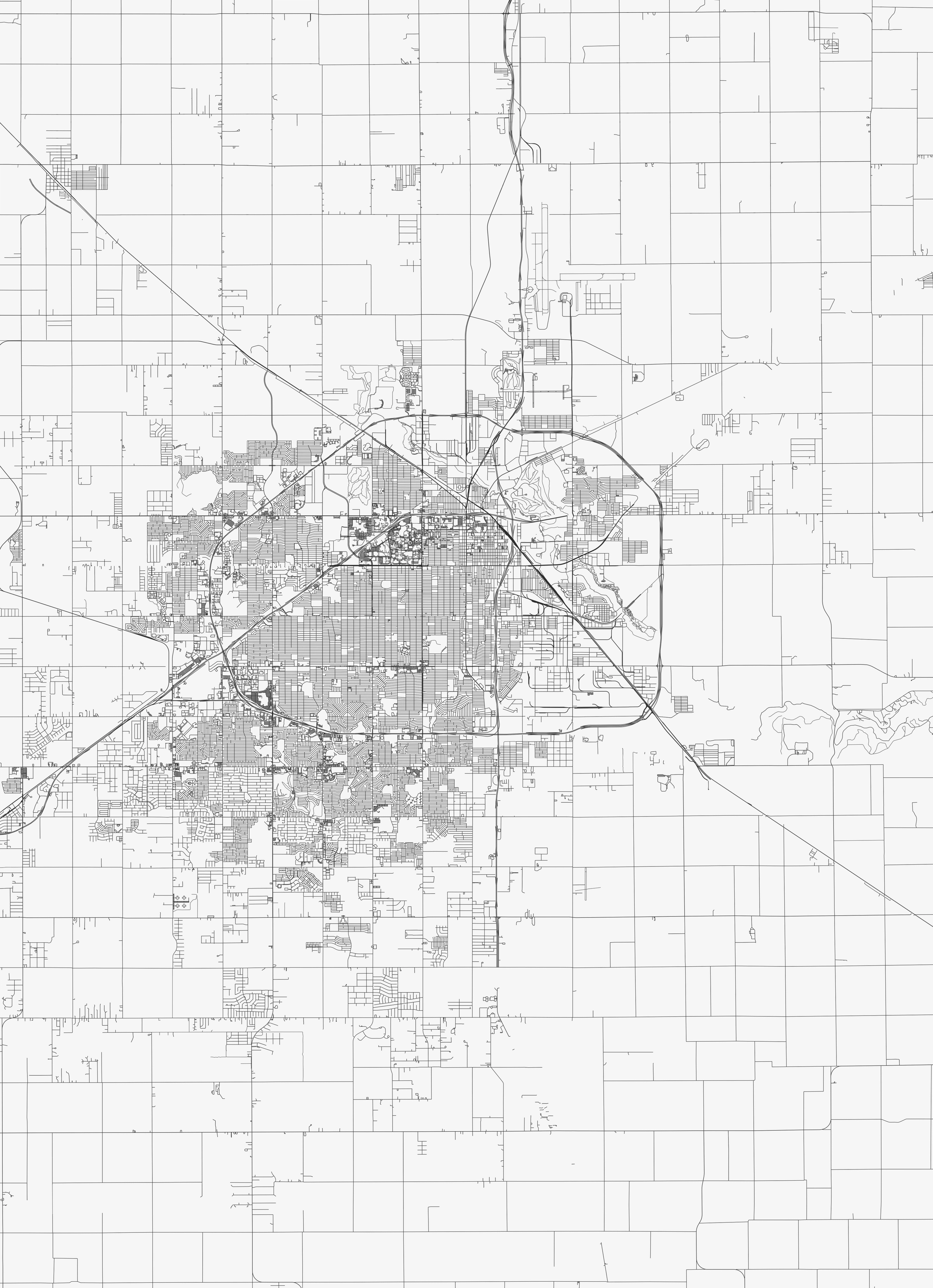 Lubbock City Map