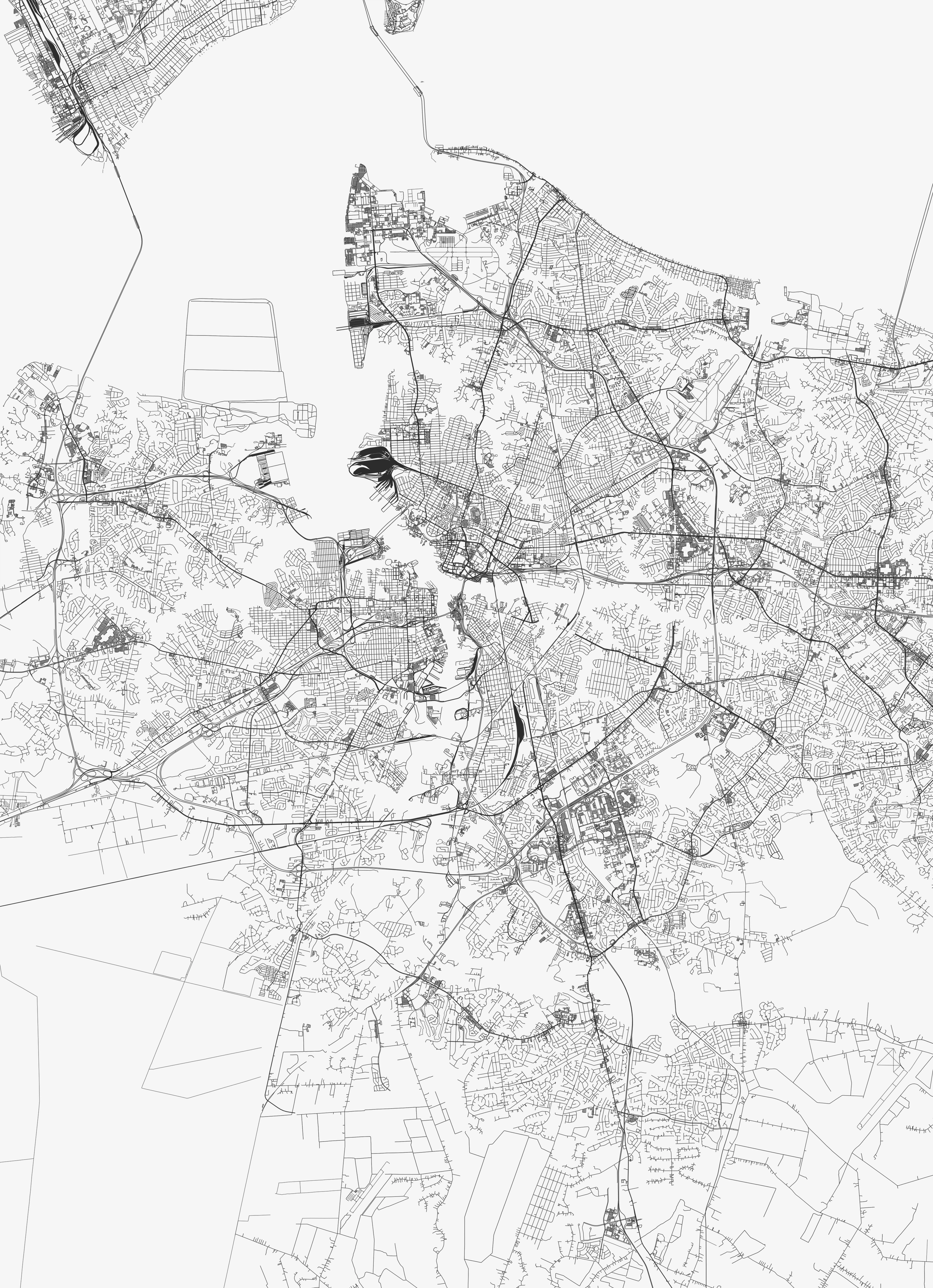 Norfolk City Map