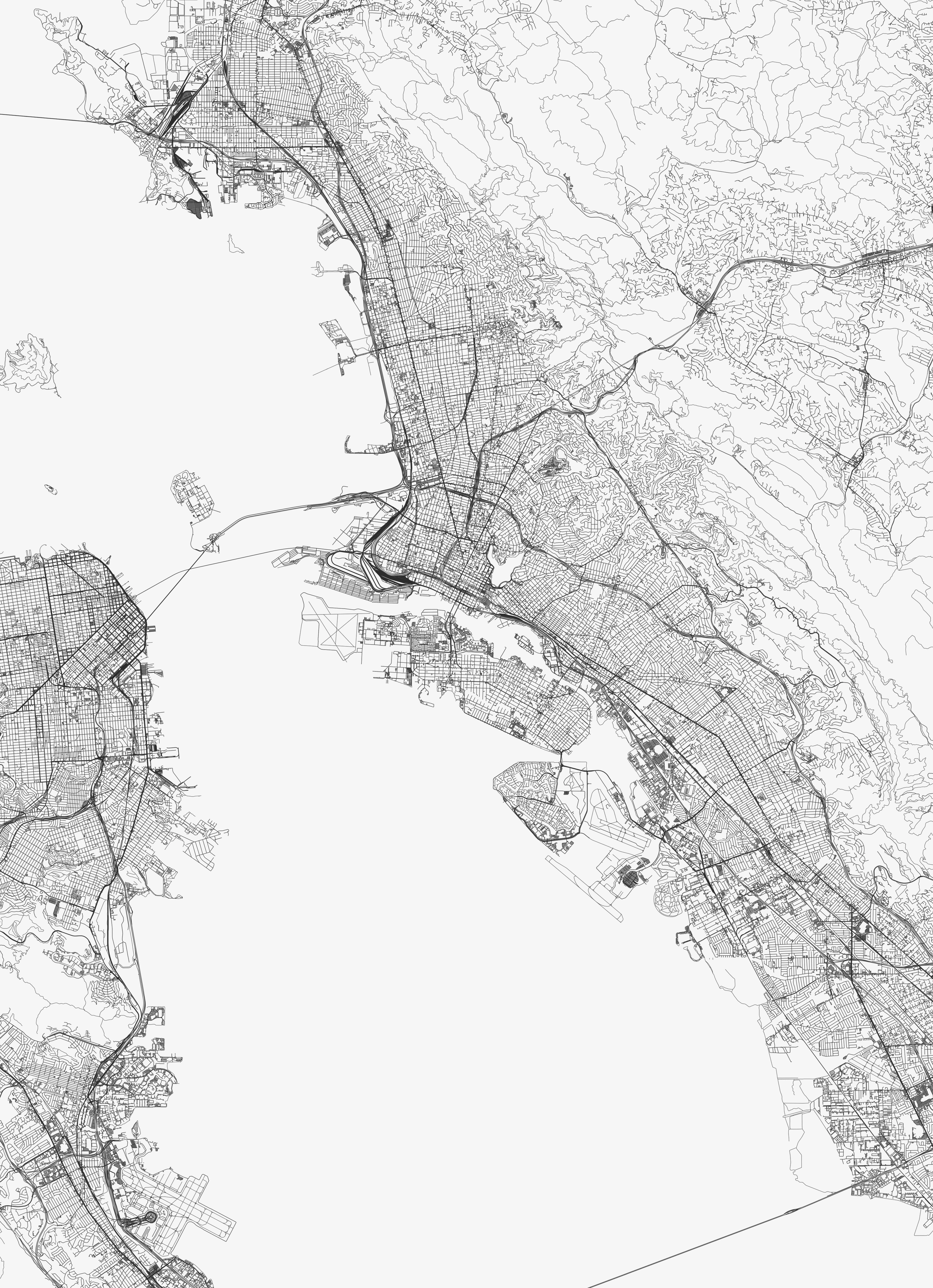 Oakland City Map