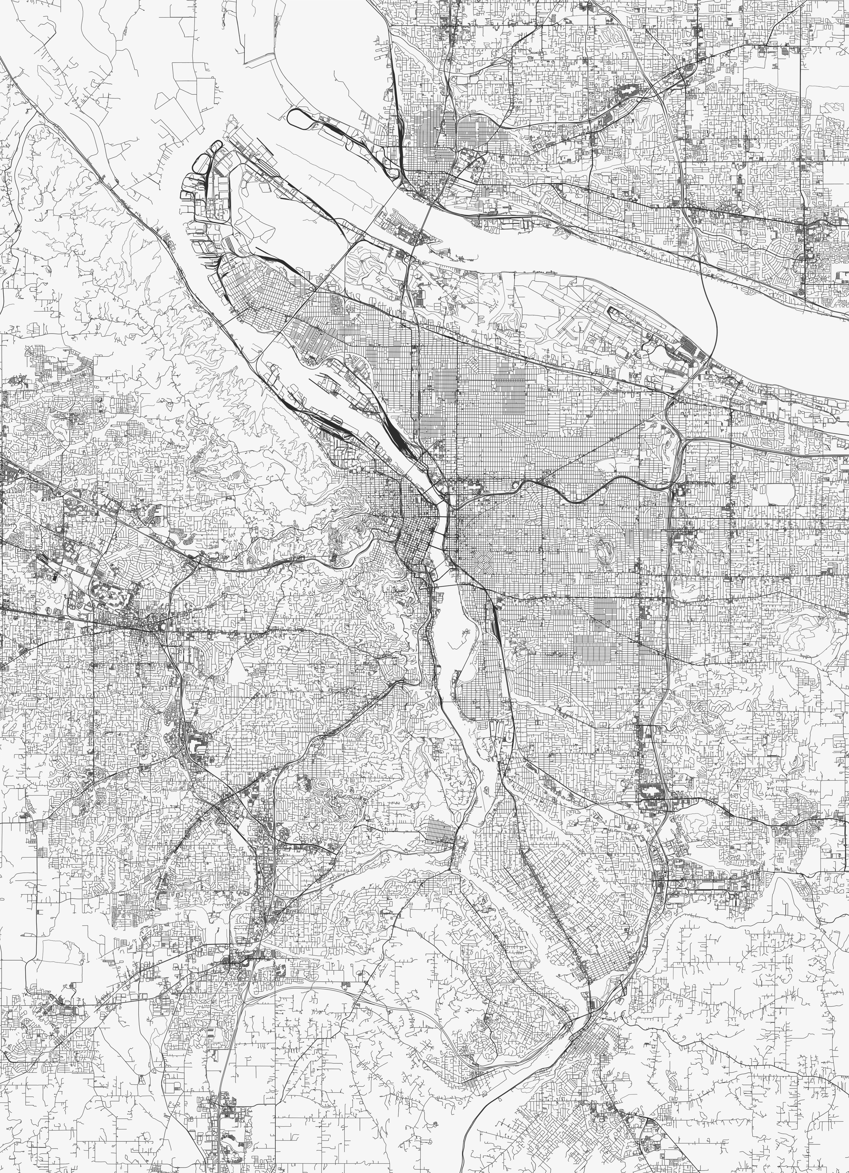 Portland City Map