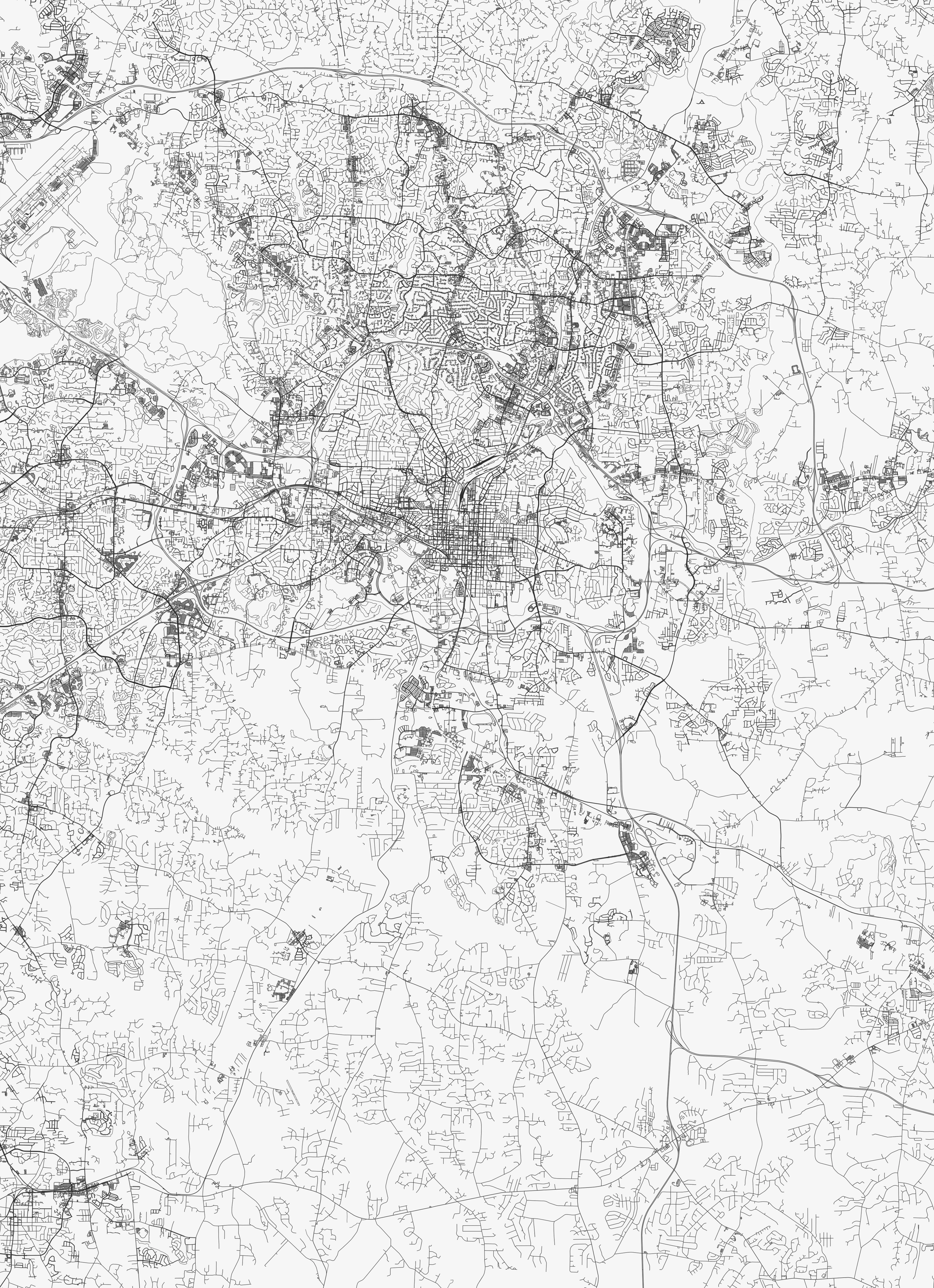 Raleigh City Map