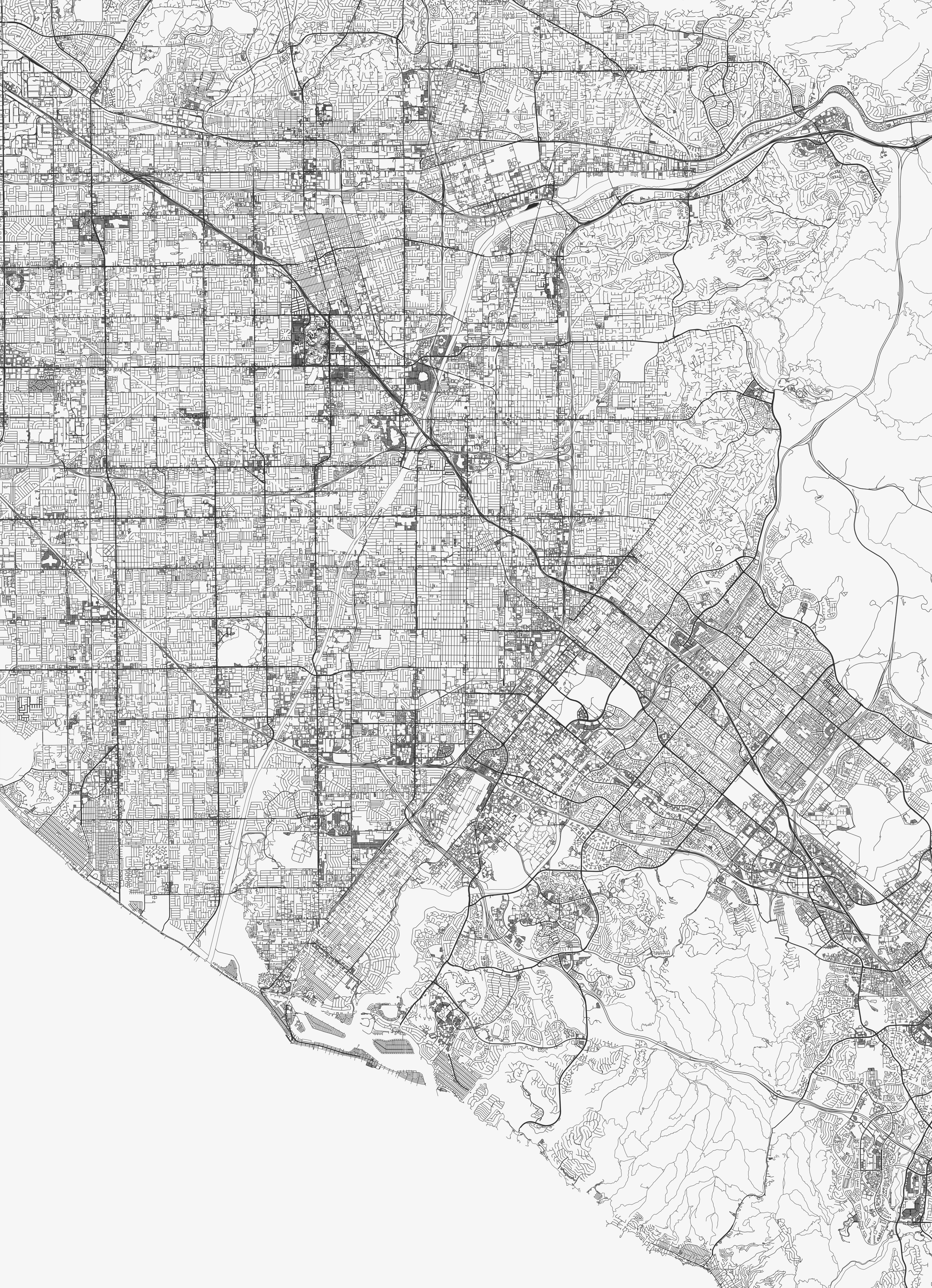 SantaAna City Map
