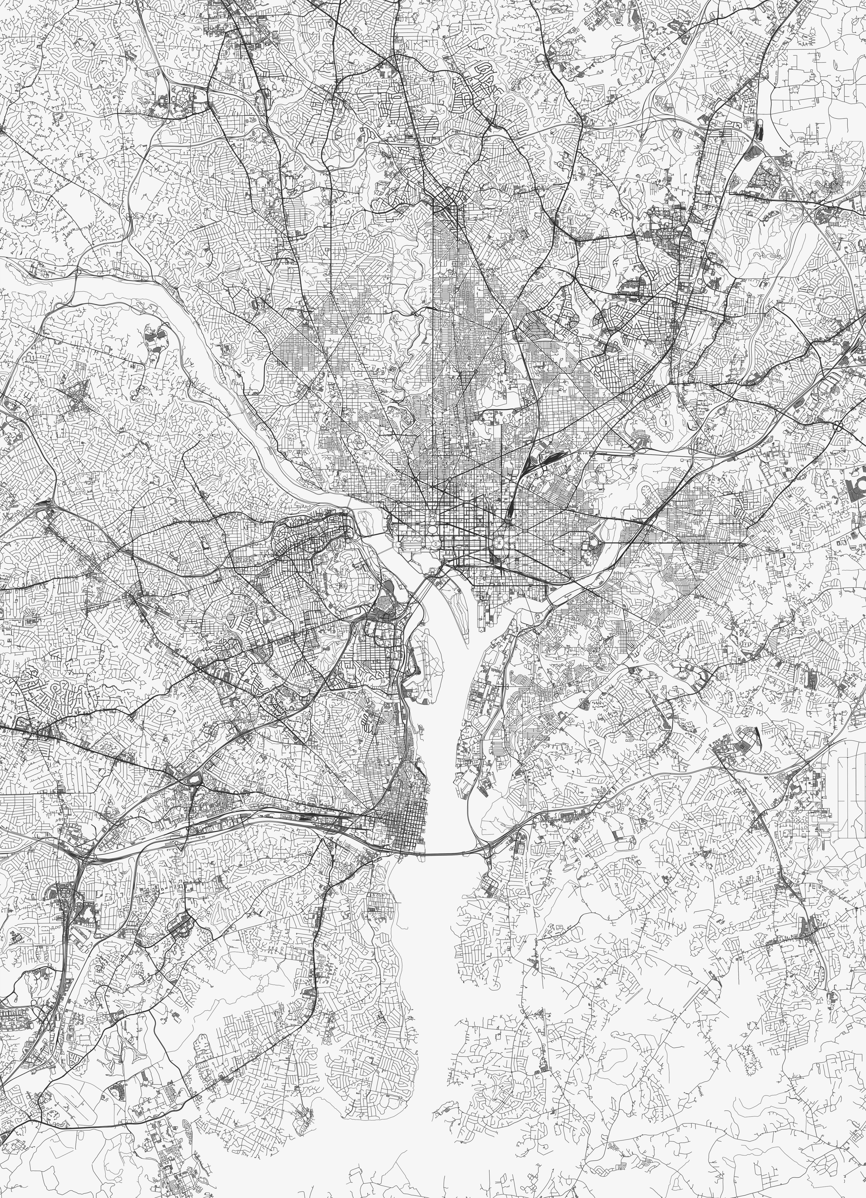 Washington City Map