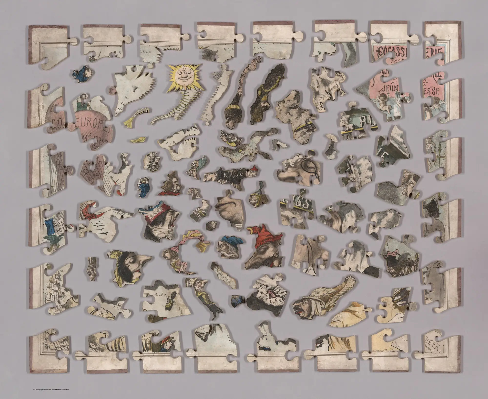 Antique Oceanic Town Map