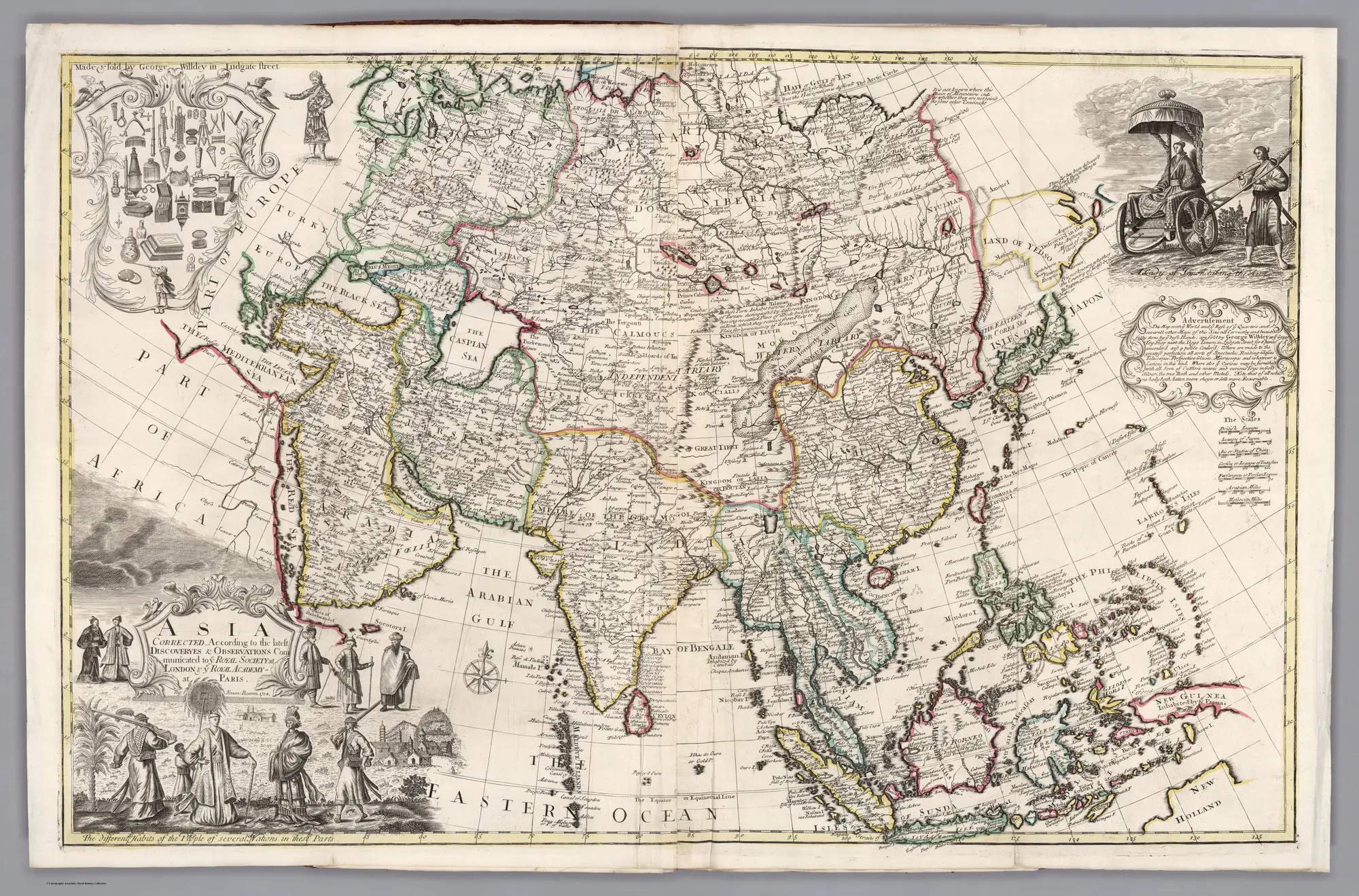 Antique Continental Map